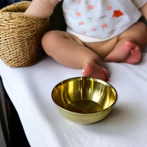 পিতলের বেবি ওয়েল বাটি